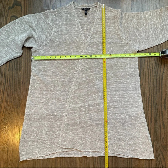 Eileen Fisher Angled Open Front Cardigan - Picture 6 of 9